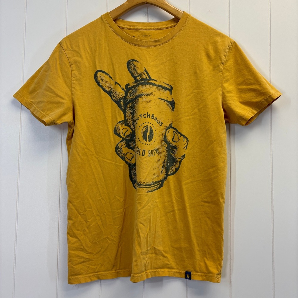 Dutch Bros Coffee Grunge Cold Brew Graphic Tee Men Size L Dutch Mafia Broista